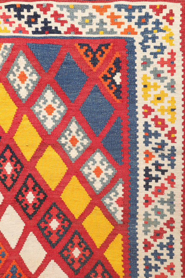 Semi-antique Qashqai kilim from Iran. 276x172 cms - Image 5