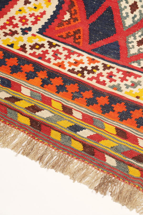 Semi-antique Qashqai kilim from Iran. 276x172 cms - Image 8