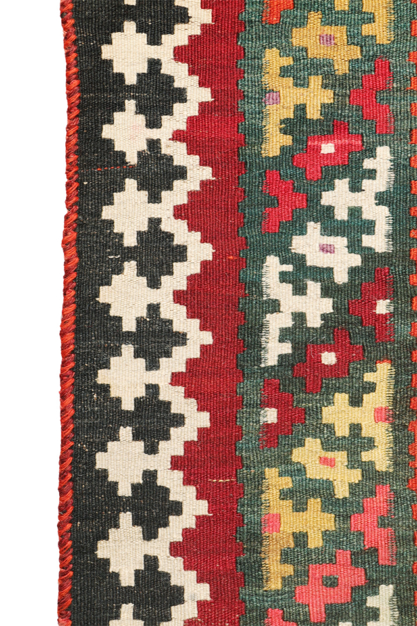 Semi-antique Qashqai kilim from Iran. 273x141 cms - Image 7