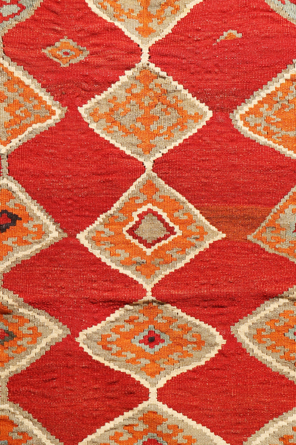 Kilim vintage Qashqai, Iran. 192x170 cms - Imagen 3