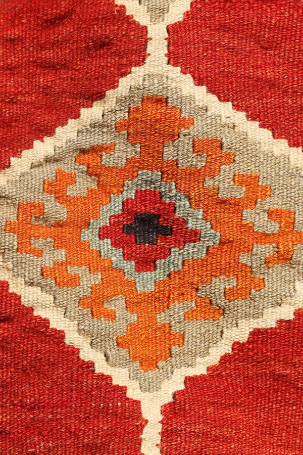 Kilim vintage Qashqai, Iran. 192x170 cms - Imagen 5
