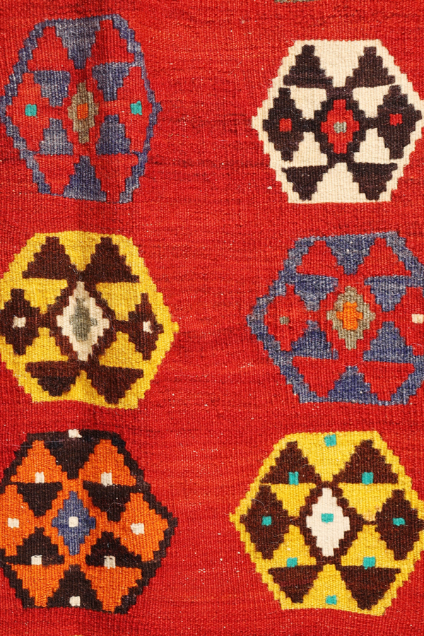 Kilim vintage Qashqai, Irán. 188x139 cms - Imagen 4