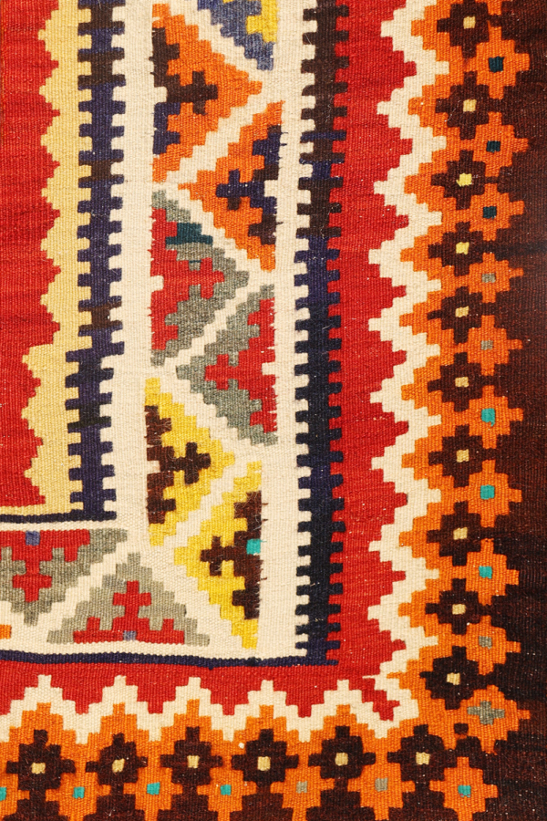 Kilim vintage Qashqai, Irán. 188x139 cms - Imagen 5