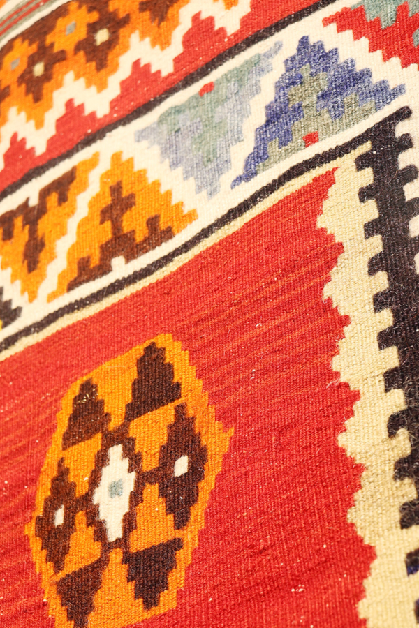 Kilim vintage Qashqai, Irán. 188x139 cms - Imagen 6