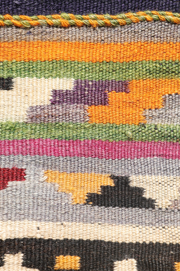 Vintage dated Qashqai kilim from Iran. 271x126 cms - Image 5