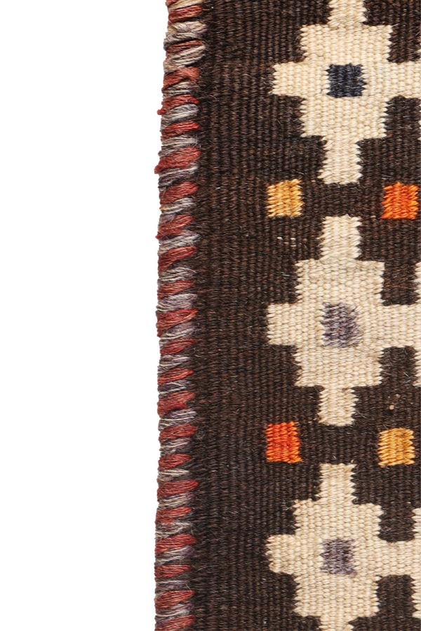 Vintage dated Qashqai kilim from Iran. 271x126 cms - Image 10