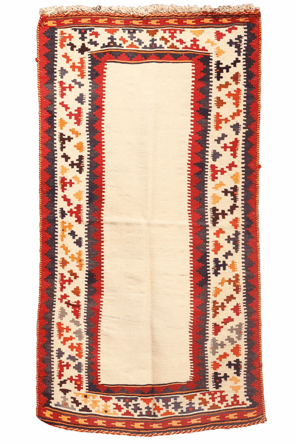 Kilim sofreh vintage Qashqai, Irán. 167x91 cms - Imagen 6