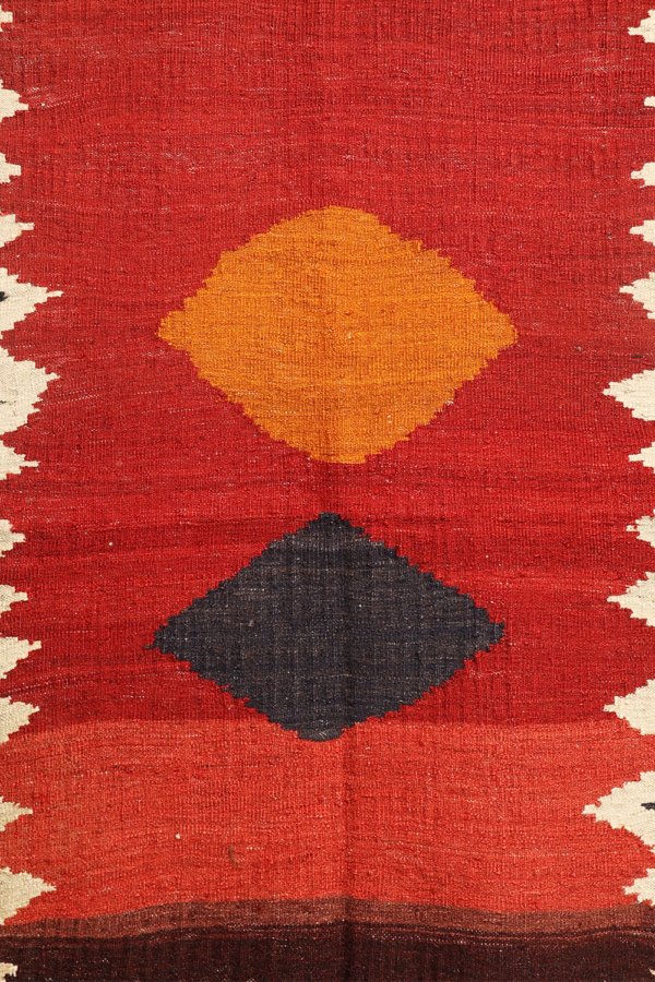 Kilim sofreh Qashqai vintage, Irán. 177x112 cms - Imagen 3