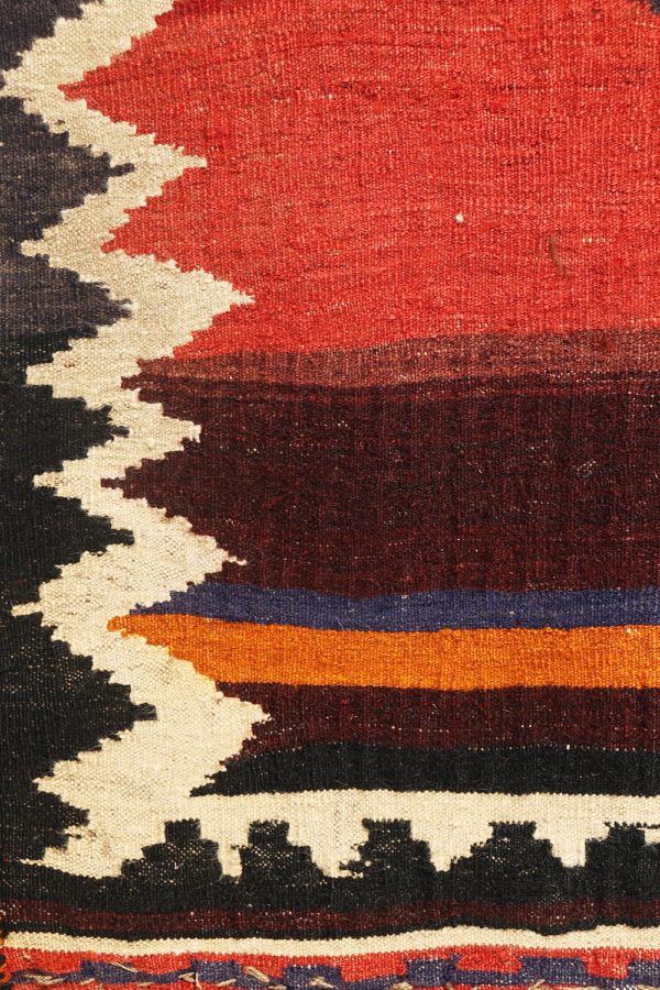 Kilim sofreh Qashqai vintage, Irán. 177x112 cms - Imagen 4