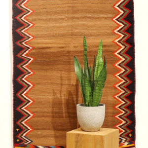 Vintage Qashqai sofreh kilim from Iran. 176x91 cms
