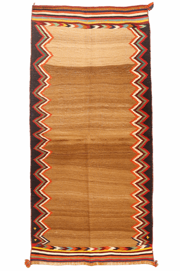 Vintage Qashqai sofreh kilim from Iran. 176x91 cms - Image 2