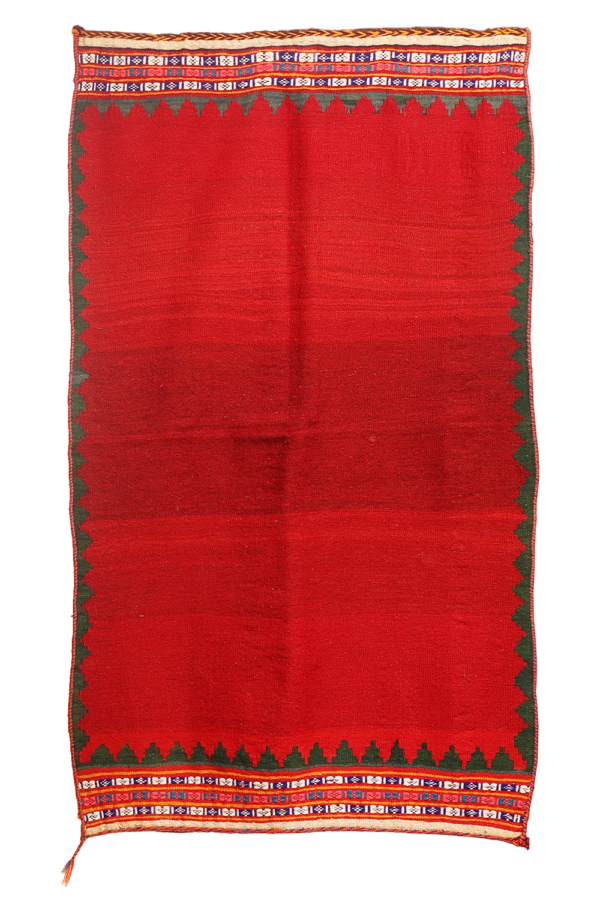 Vintage Qashqai sofreh kilim from Iran. 180x107 cms - Image 2