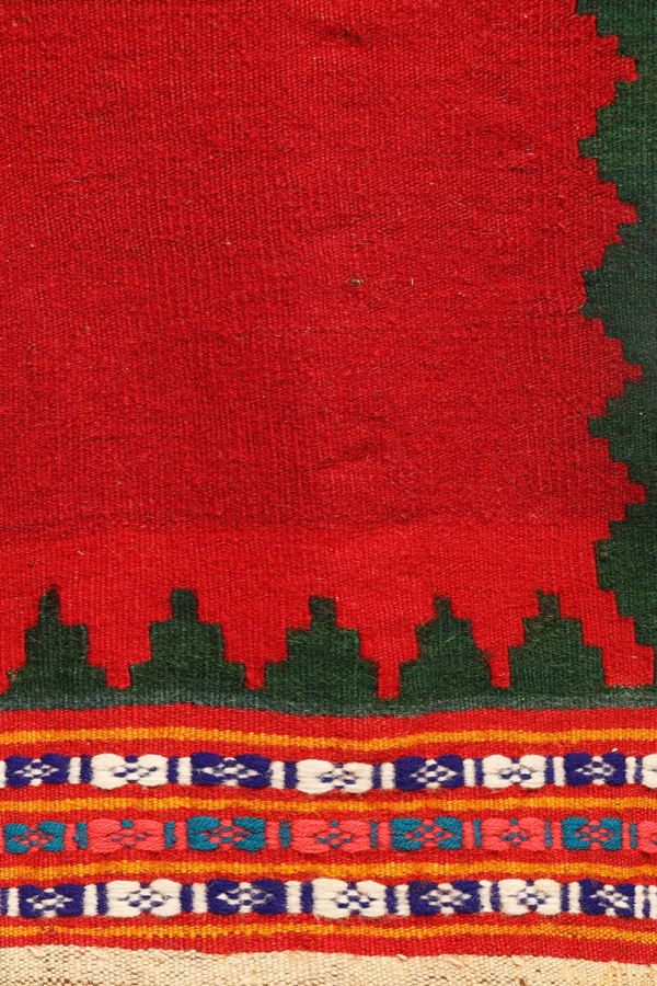 Vintage Qashqai sofreh kilim from Iran. 180x107 cms - Image 3