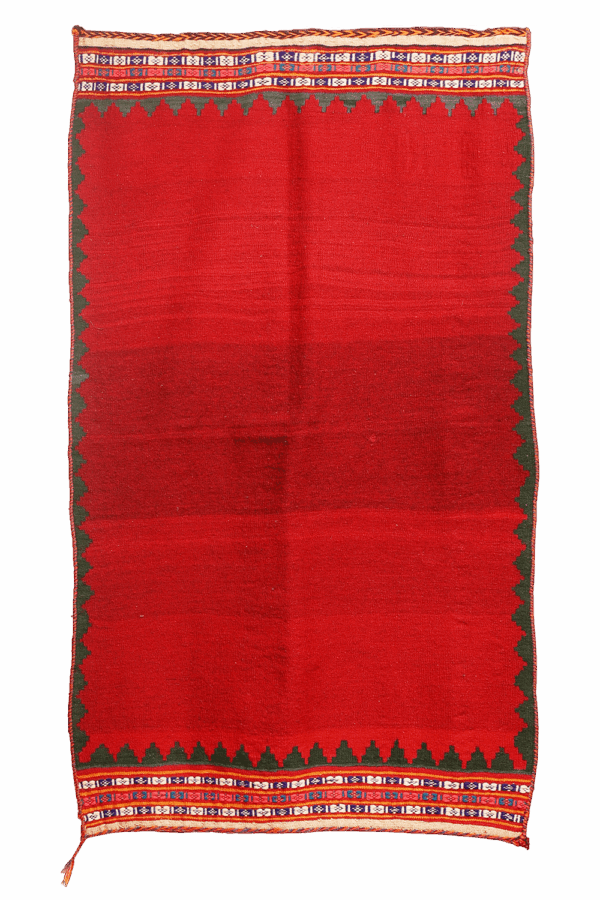 Vintage Qashqai sofreh kilim from Iran. 180x107 cms - Image 6