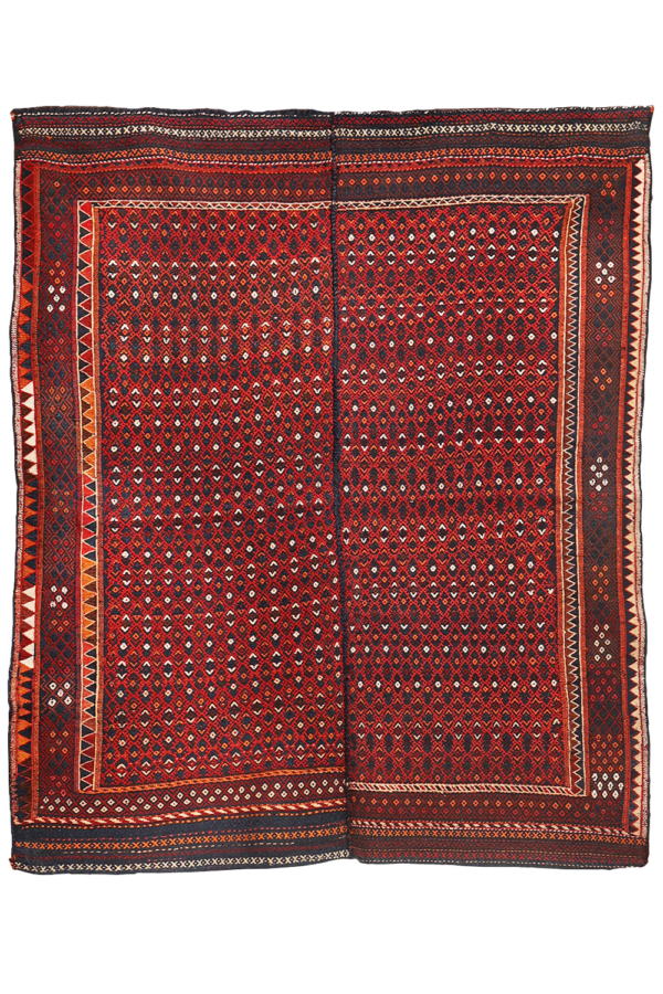 Kilim shiraki antiguo árabe, Irán. 197x162 cms - Imagen 2