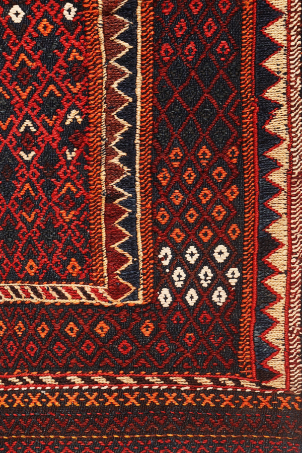 Kilim shiraki antiguo árabe, Irán. 197x162 cms - Imagen 6