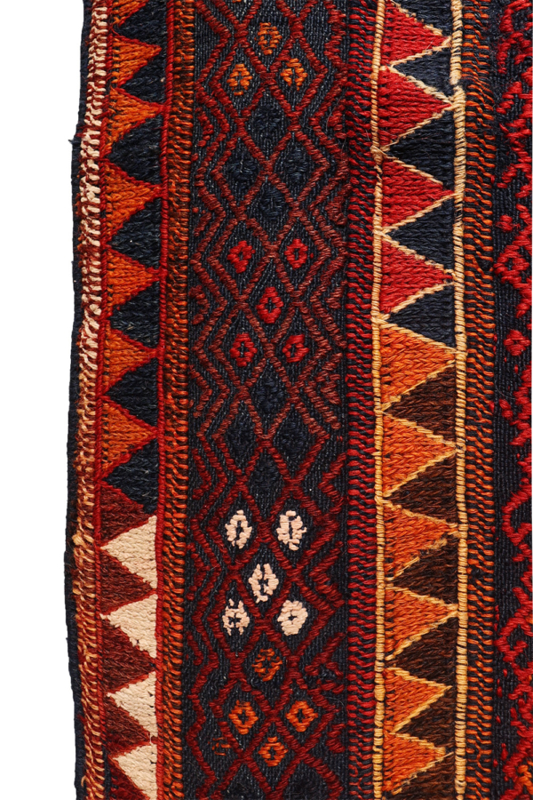 Kilim shiraki antiguo árabe, Irán. 197x162 cms - Imagen 8