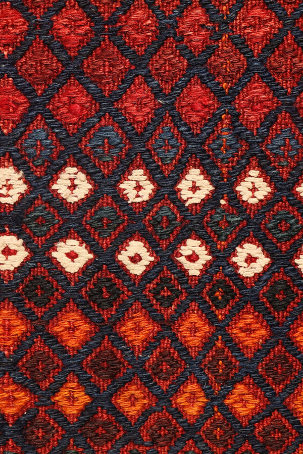 Semi-antique Arab Shiraki kilim from Iran. 184x179 cms - Image 3
