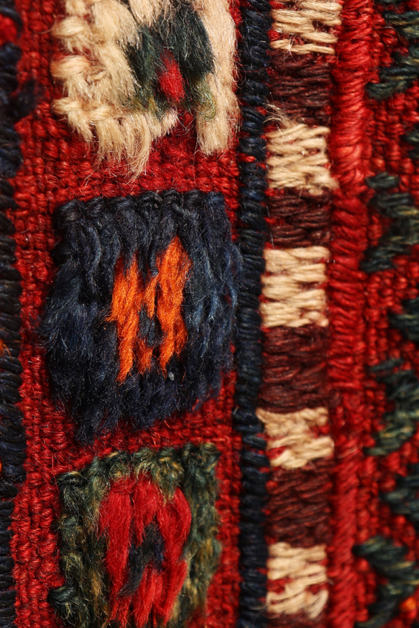 Semi-antique Arab Shiraki kilim from Iran. 184x179 cms - Image 5