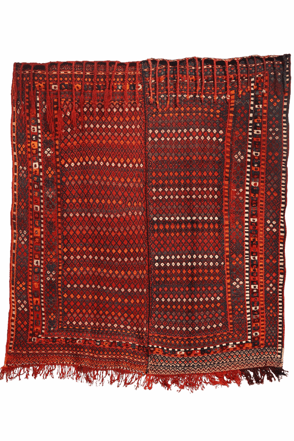 Semi-antique Arab Shiraki kilim from Iran. 184x179 cms - Image 8