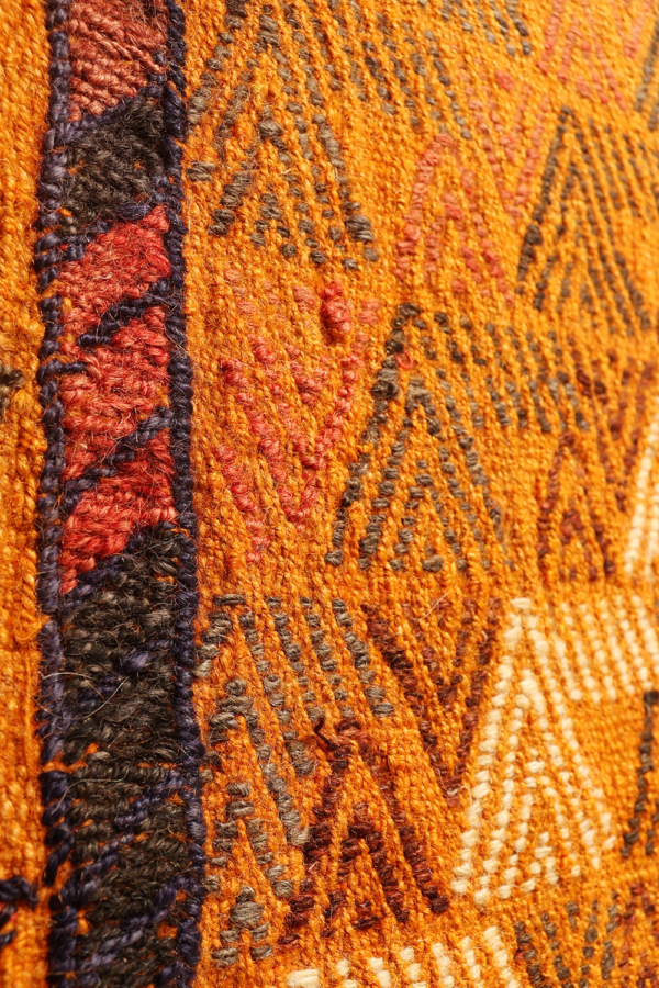 Kilim shiraki semi-antiguo árabe, Irán. 187x177 cms - Imagen 7