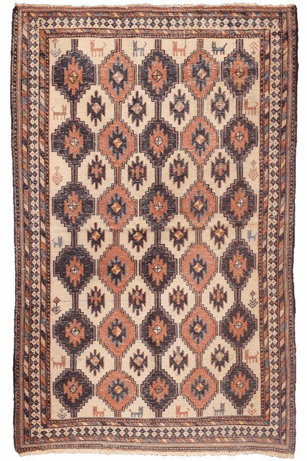 Vintage Arabic soumak kilim from Iran. 192x121 cms - Image 7