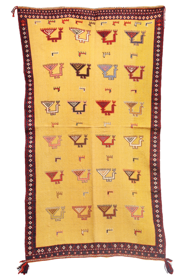 Kilim vintage Qashqai, Irán. 194x110 cms - Imagen 2