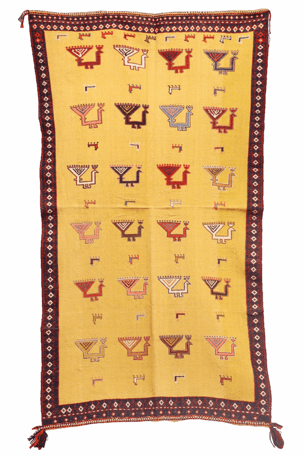 Kilim vintage Qashqai, Irán. 194x110 cms - Imagen 6