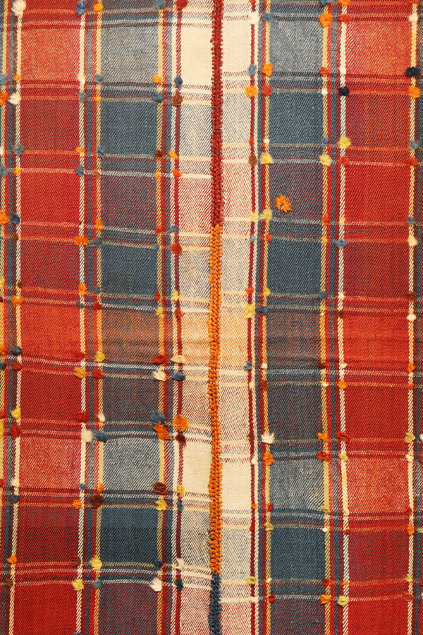 Semi-antique Qashqai moj or jajim kilim from Iran. 193x148 cms - Image 3