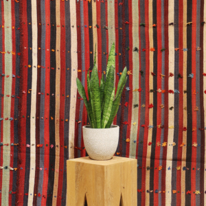 Kilim moj semi antiguo Qashqai, Irán. 310x177 cms