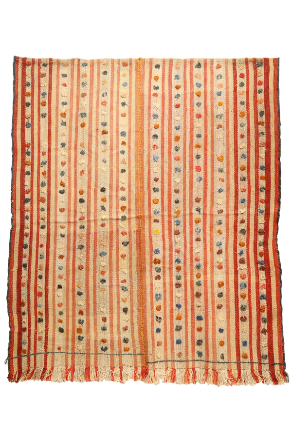 Vintage Qashqai palas kilim from Iran. 172x158 cms - Image 2