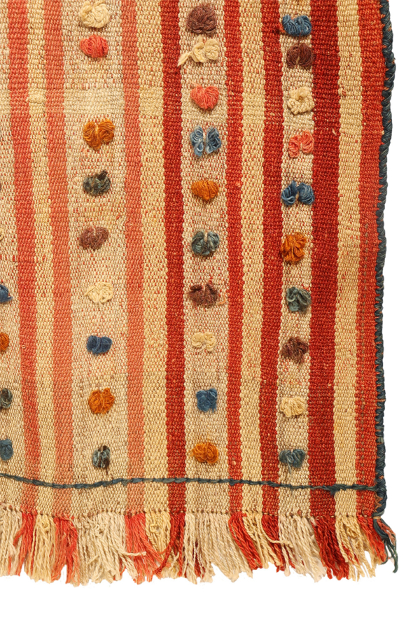 Vintage Qashqai palas kilim from Iran. 172x158 cms - Image 3