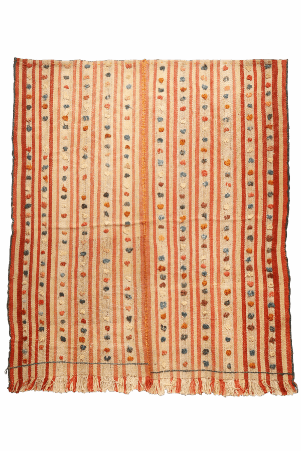 Vintage Qashqai palas kilim from Iran. 172x158 cms - Image 7