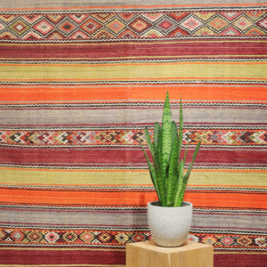 Kilim vintage de Zara, Turquía. 271x153 cms