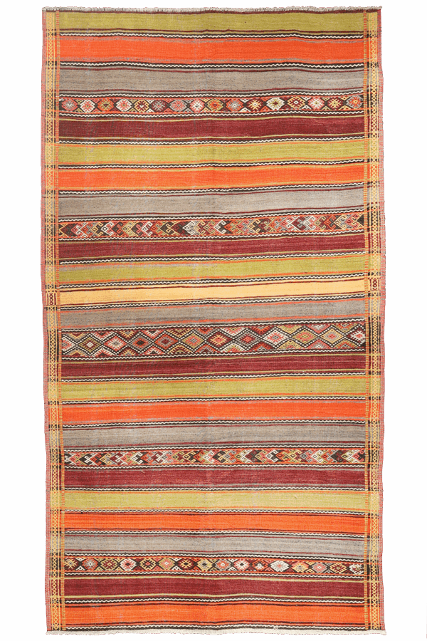 Vintage Zara kilim from Turkey. 271x153 cms - Image 10