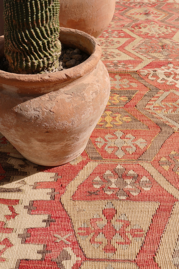 Kilim semi antiguo de Maras, Turquía. 167x100 cms - Imagen 8