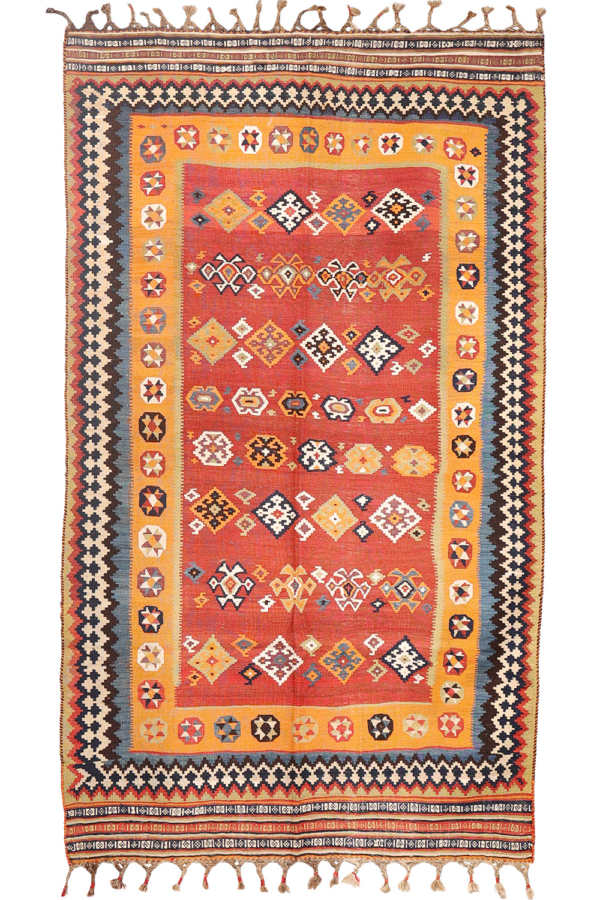 Antique Qashqai kilim from Iran. 270x160 cms - Image 2