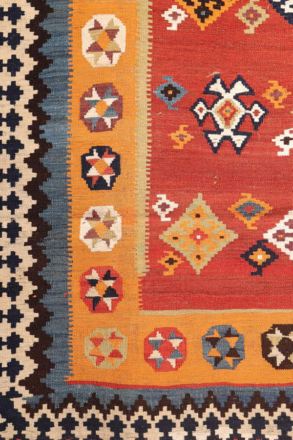 Antique Qashqai kilim from Iran. 270x160 cms - Image 5