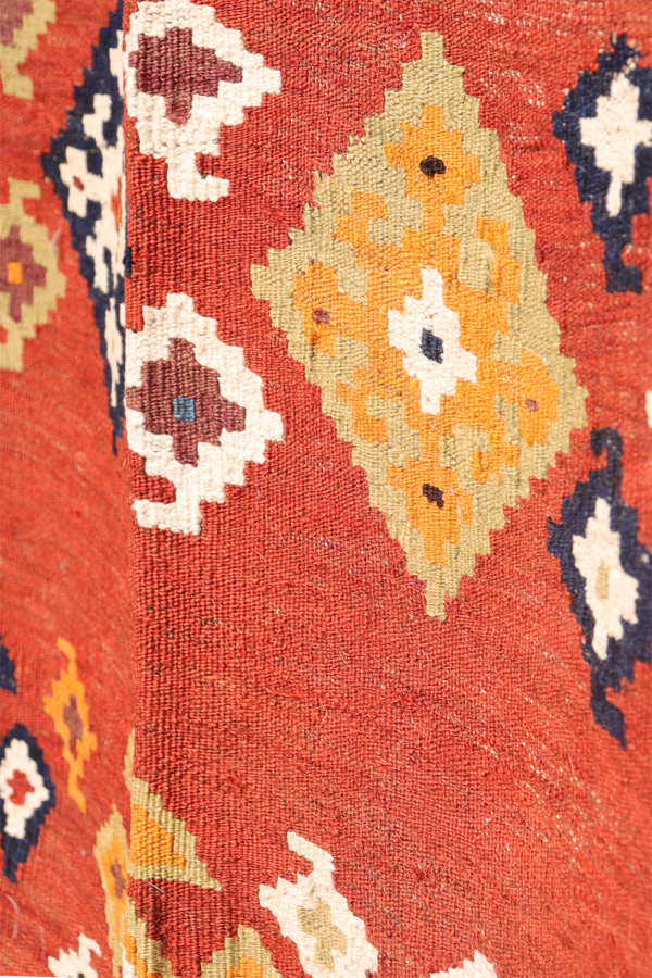 Antique Qashqai kilim from Iran. 270x160 cms - Image 9