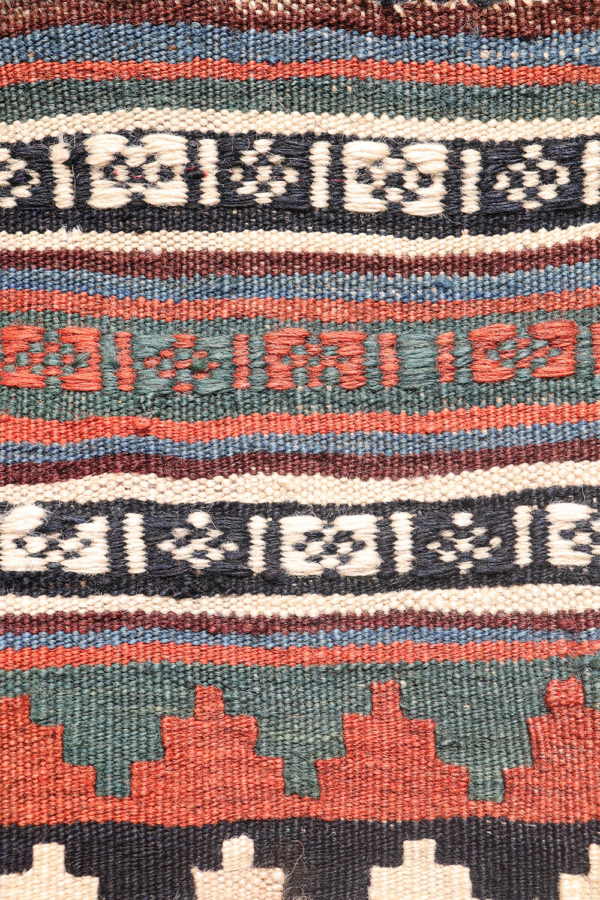 Kilim Qashqai antiguo, Irán. 277x170 cms - Imagen 9