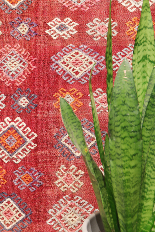 Vintage Dursunbey kilim from Turkey. 260x173 cms - Image 3