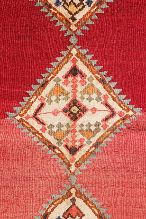 Semi-antique Qashqai kilim from Iran. 267x159 cms - Image 4