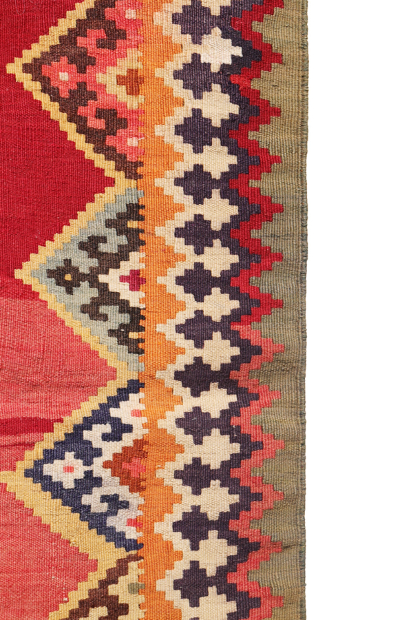 Semi-antique Qashqai kilim from Iran. 267x159 cms - Image 6