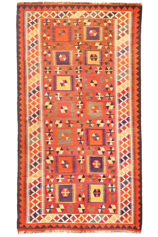Kilim vintage Qashqai, Irán. 265x145 cms - Imagen 2