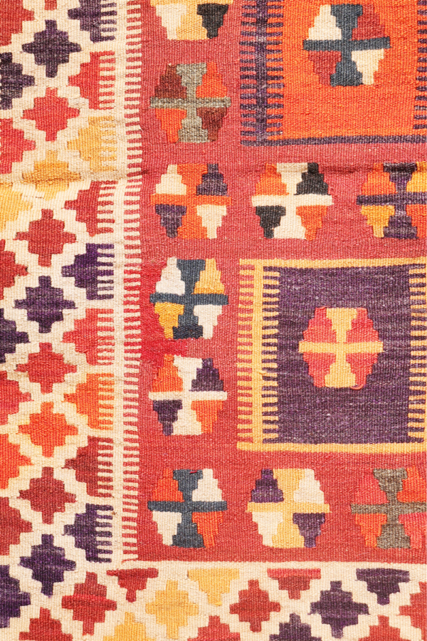 Kilim vintage Qashqai, Irán. 265x145 cms - Imagen 6