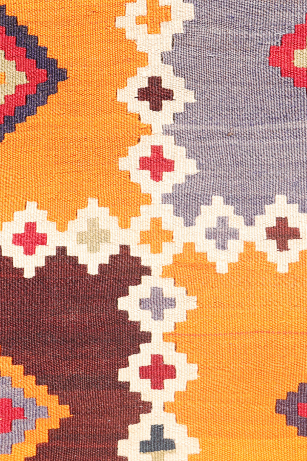 Kilim semi antiguo Qashqai, Irán. 272x162 cms - Imagen 4