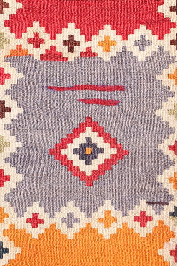 Kilim semi antiguo Qashqai, Irán. 272x162 cms - Imagen 6