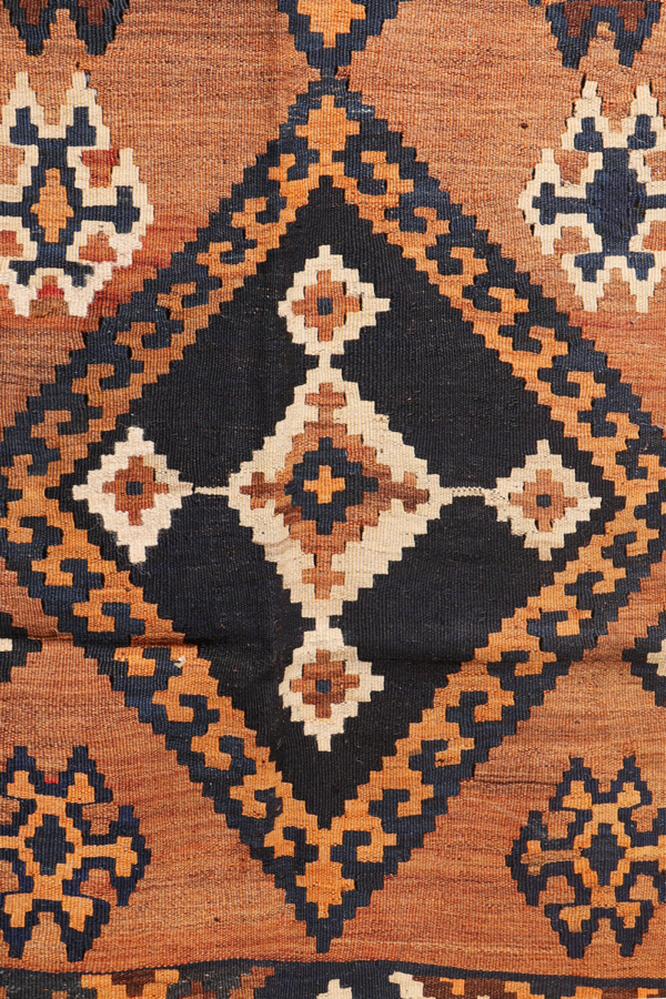 Semi-antique Qashqai kilim from Iran. 272x158 cms - Image 5