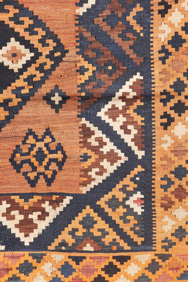 Semi-antique Qashqai kilim from Iran. 272x158 cms - Image 7