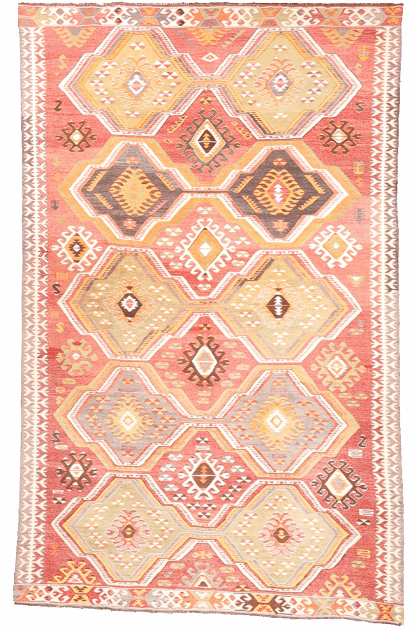 Semi-antique Mut kilim from Turkey. 273x173 cms - Image 9